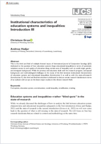 gross-hadjar-2024-institutional-characteristics-of-education-systems-and-inequalities-introduction-iii