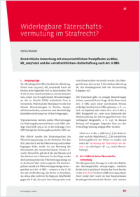 maeder.widerlegbaretterschaftsvermutungimstrafrecht.m.contralegem12018