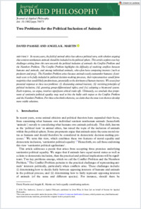 jappliedphilosophy-2026-paaske-twoproblemsforthepoliticalinclusionofanimals
