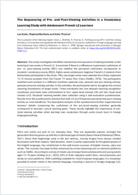 suter_etal_2025_thesequencingofpre-andpost-viewingactivitiesinavocabularylearningstudywithadolescentfrenchl2learners