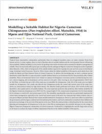 africanjournalofecology-2026-fotsing-modellingasuitablehabitatfornigeriacameroonchimpanzeespan
