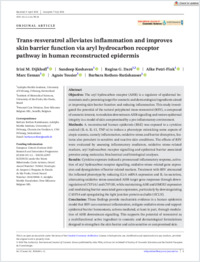 internjofcosmeticsci-2026-dijkhoff-transresveratrolalleviatesinflammationandimprovesskinbarrierfunction